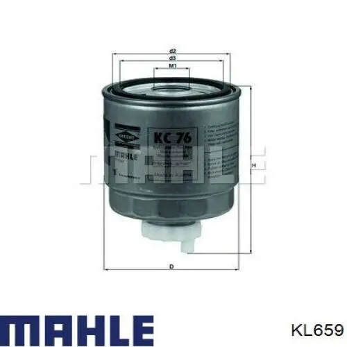 Comprar KL659 Mahle Original Filtro diesel