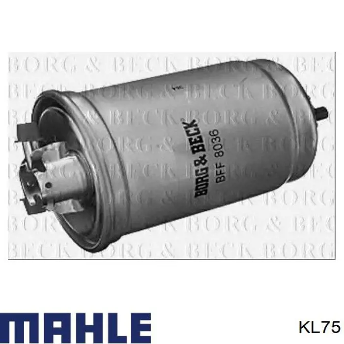 Filtro combustible Mahle Original KL75 precio, desde 12,98 EUR