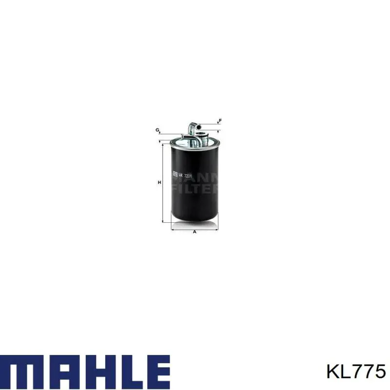 KL775 Mahle Original filtro de combustible