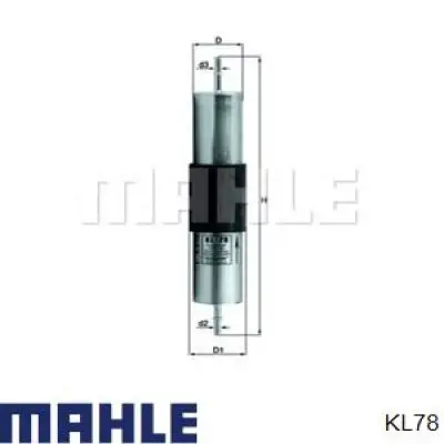 Comprar KL78 Mahle Original Filtro diesel