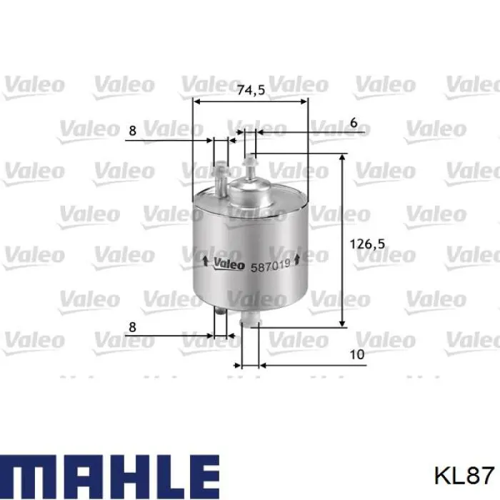 Comprar KL87 Mahle Original Filtro diesel