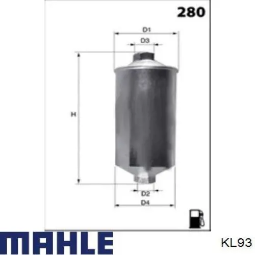 Filtro combustible Mahle Original KL93 precio, desde 14,56 EUR