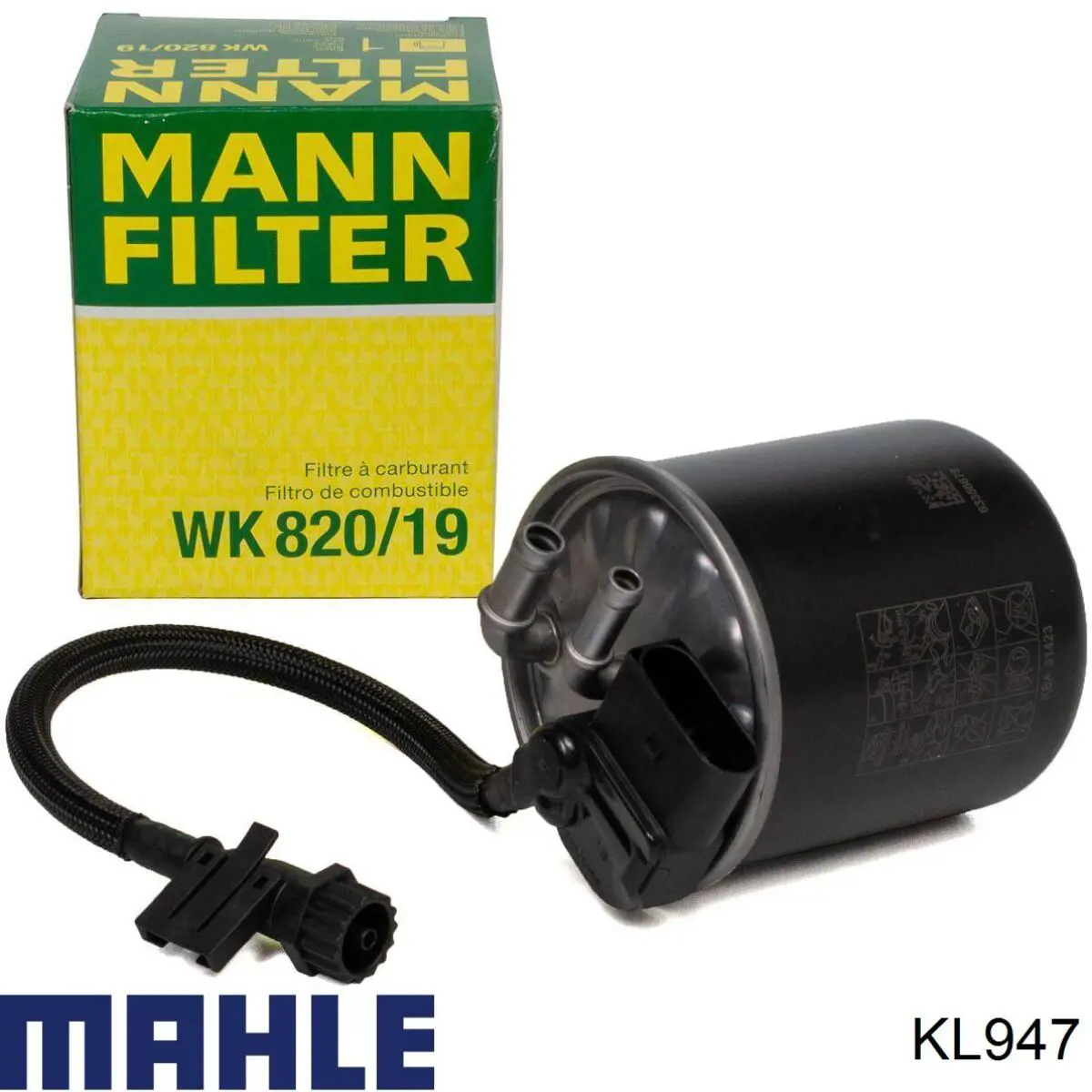 Filtro combustible Mahle Original KL947 precio, desde 44,85 EUR