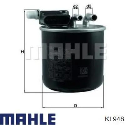 KL948 Mahle Original filtro combustible