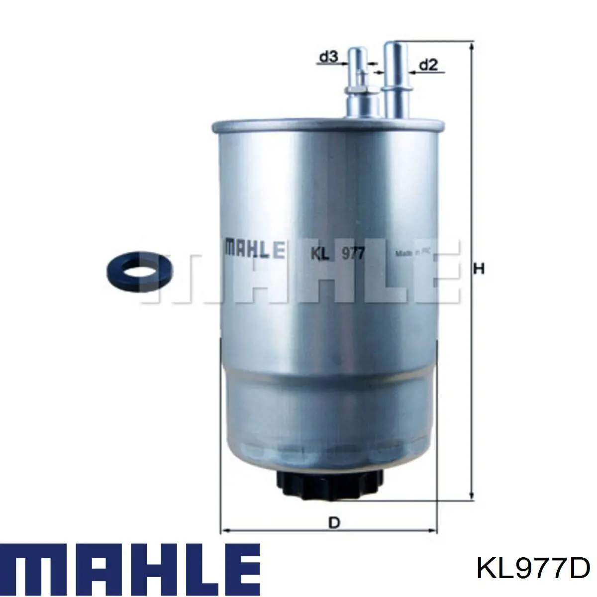 KL977D Mahle Original filtro de combustible