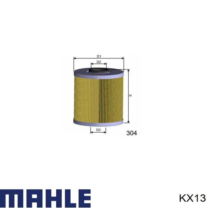 Filtro combustible Mahle Original KX13 precio, desde 3,46 EUR
