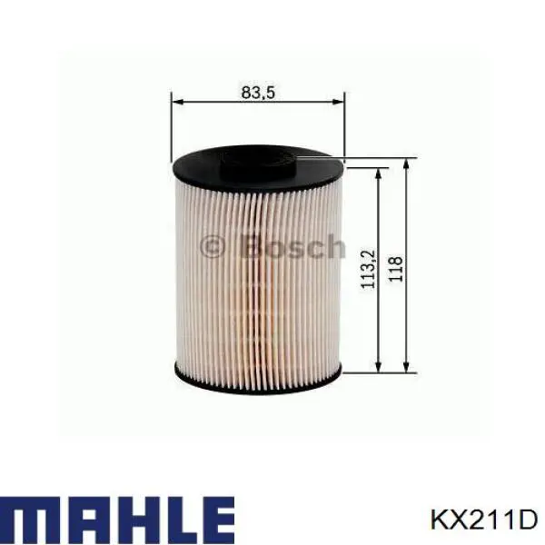 KX211D Mahle Original filtro combustible