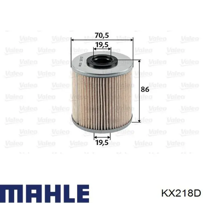 Comprar KX218D Mahle Original Filtro diesel