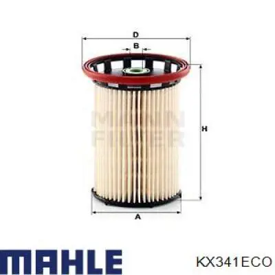 KX341ECO Mahle Original filtro combustible