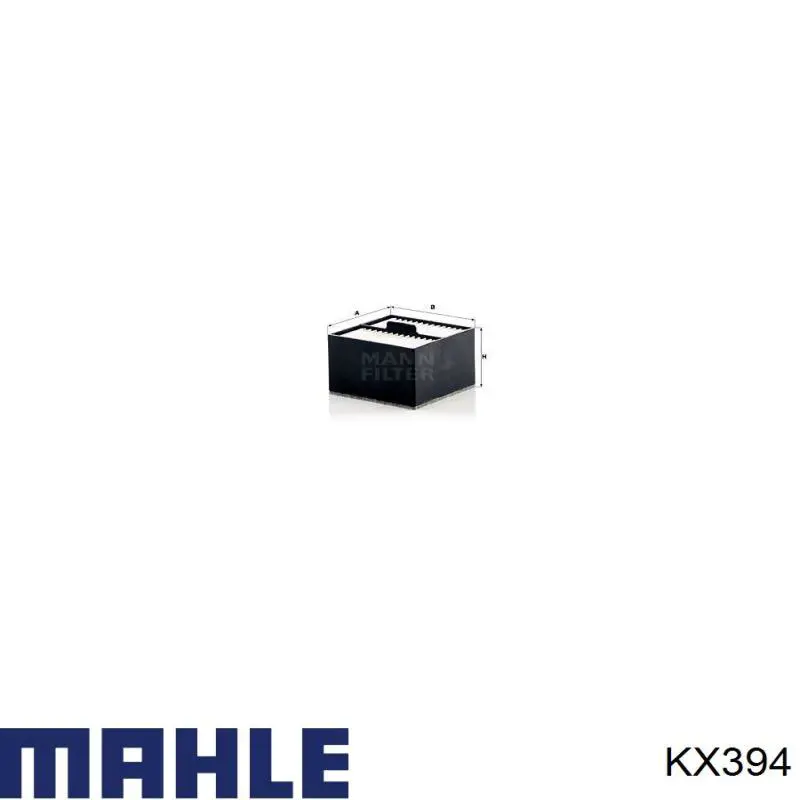Filtro combustible Mahle Original KX394 precio, desde 16,32 EUR