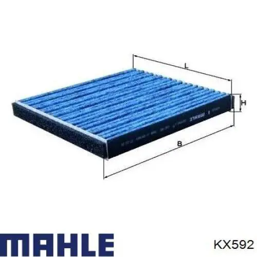Filtro de gasoil Mahle Original KX592