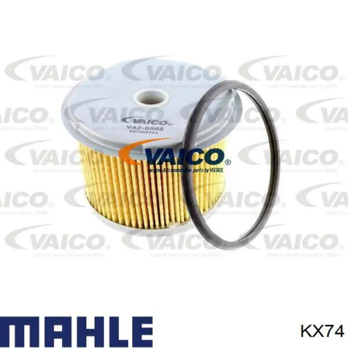 KX74 Mahle Original filtro combustible