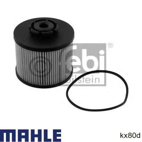 Filtro de combustible MAHLE KX80D