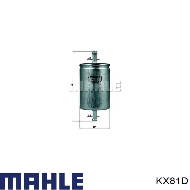 KX81D Mahle Original filtro combustible