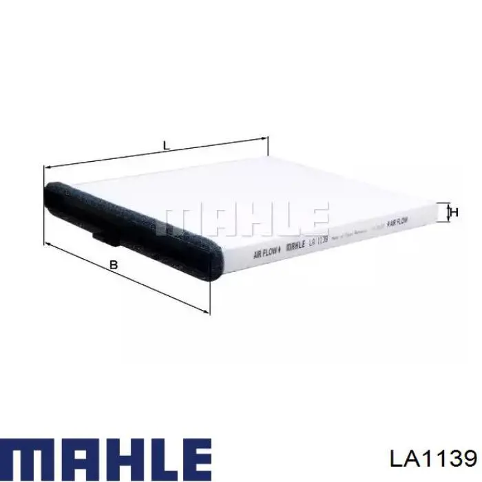 Comprar LA1139 Mahle Original Filtro de aire del habitáculo