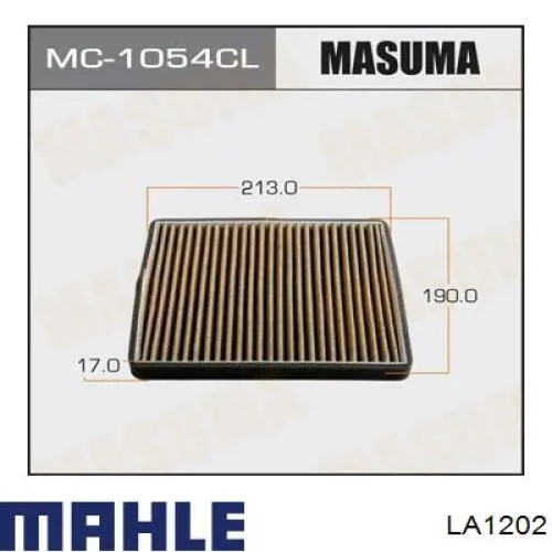 LA1202 Mahle Original filtro habitáculo