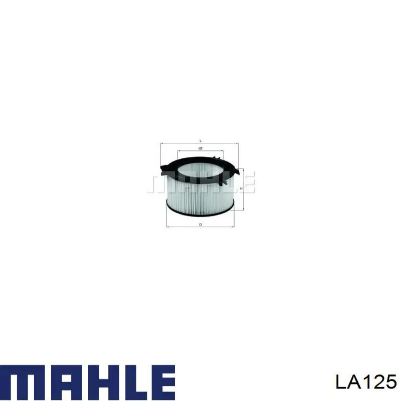 Filtro de cabina Mahle Original LA125 precio, desde 7,93 EUR