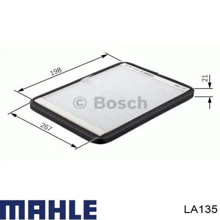 Filtro de polen Mahle Original LA135