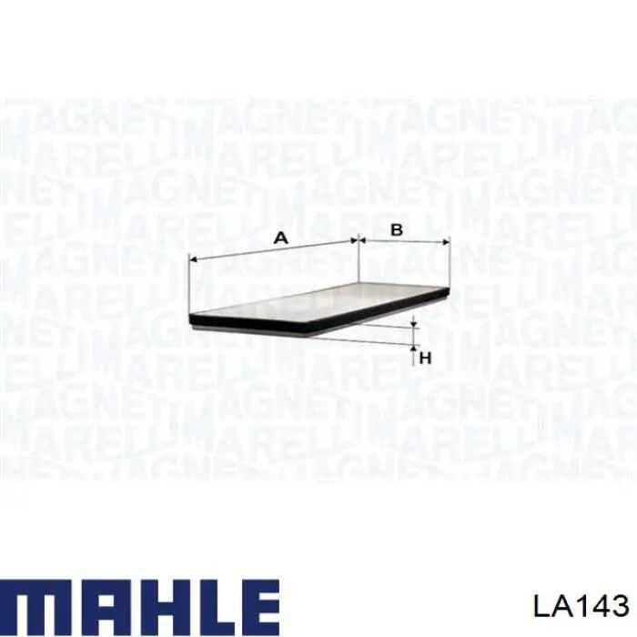 Filtro de cabina Mahle Original LA143 precio, desde 8,82 EUR
