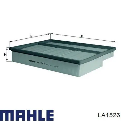 LA1526 Mahle Original Filtro antipolen