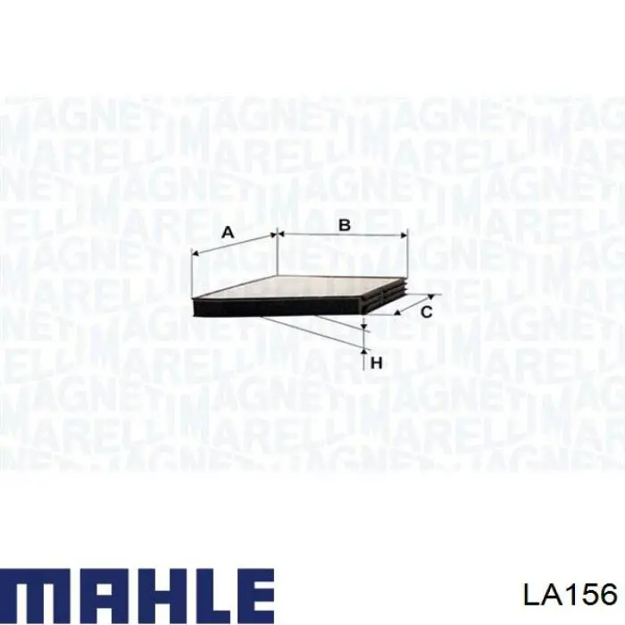 LA156 Mahle Original filtro habitáculo