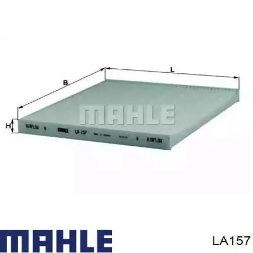 LA157 Mahle Original filtro habitáculo