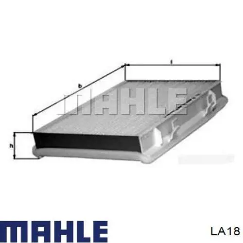 Comprar LA18 Mahle Original Filtro de aire del habitáculo