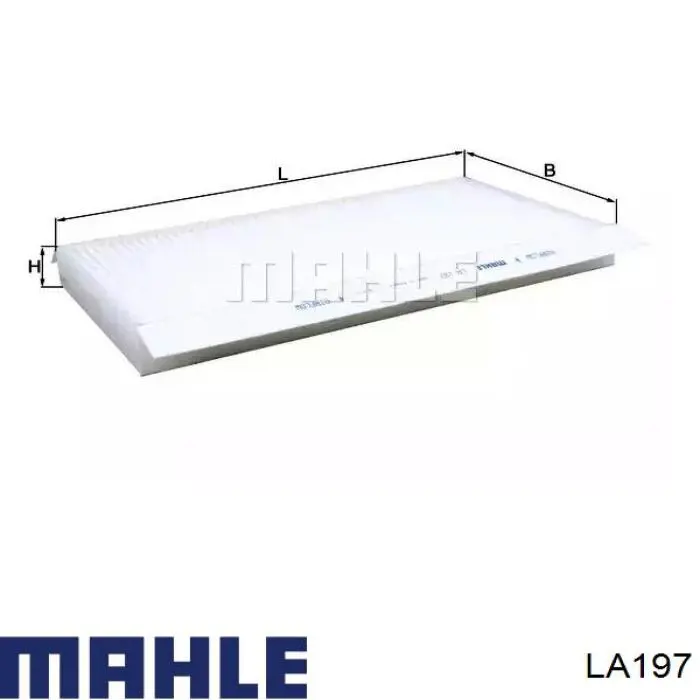 Filtro de cabina Mahle Original LA197 precio, desde 13,14 EUR