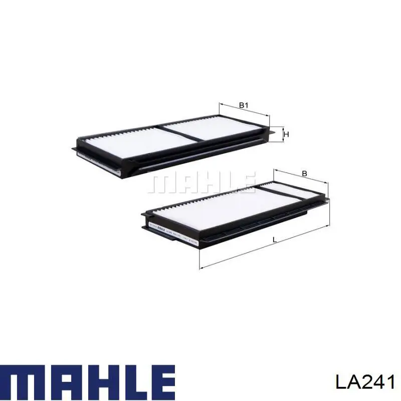 Filtro de cabina Mahle Original LA241 precio, desde 7,41 EUR