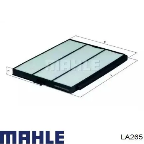 Filtro de cabina Mahle Original LA265 precio, desde 12,39 EUR