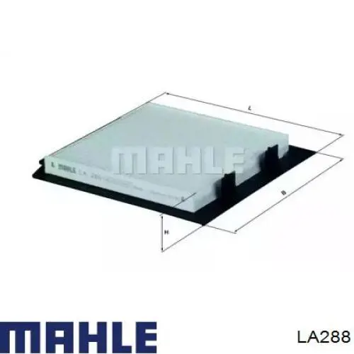 Filtro de cabina Mahle Original LA288 precio, desde 13,10 EUR