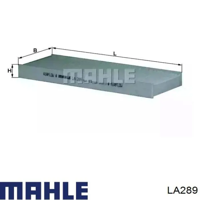 Filtro de cabina Mahle Original LA289 precio, desde 8,94 EUR
