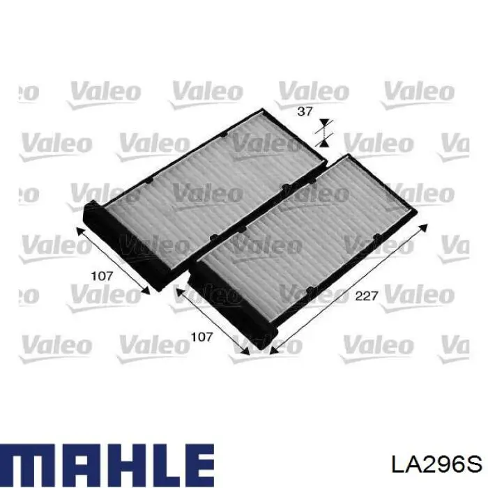Comprar LA296S Mahle Original Filtro de aire del habitáculo