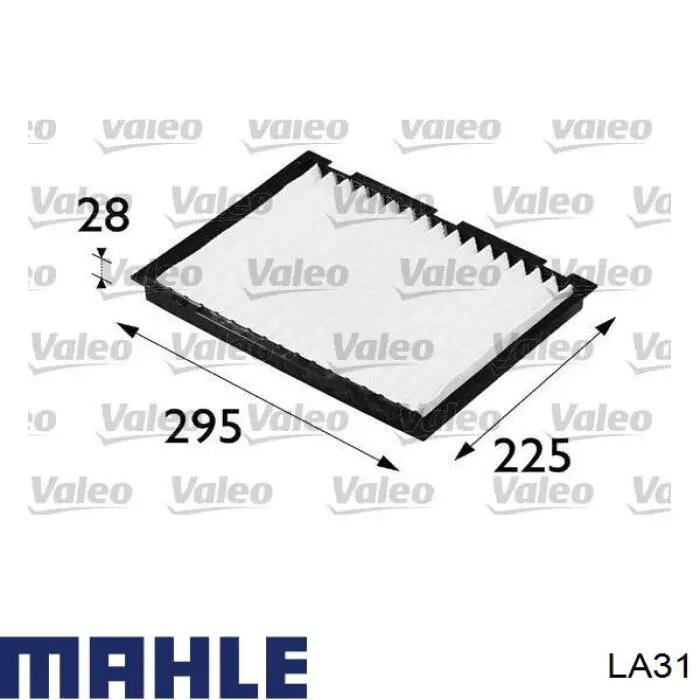 Filtro de polen Mahle Original LA31