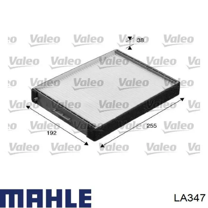 LA347 Mahle Original filtro de habitáculo