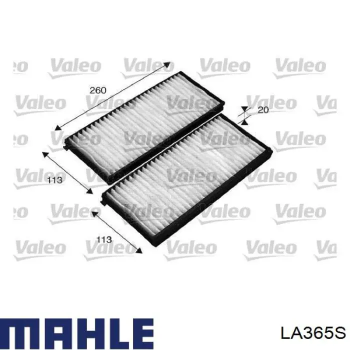 Comprar LA365S Mahle Original Filtro de aire del habitáculo