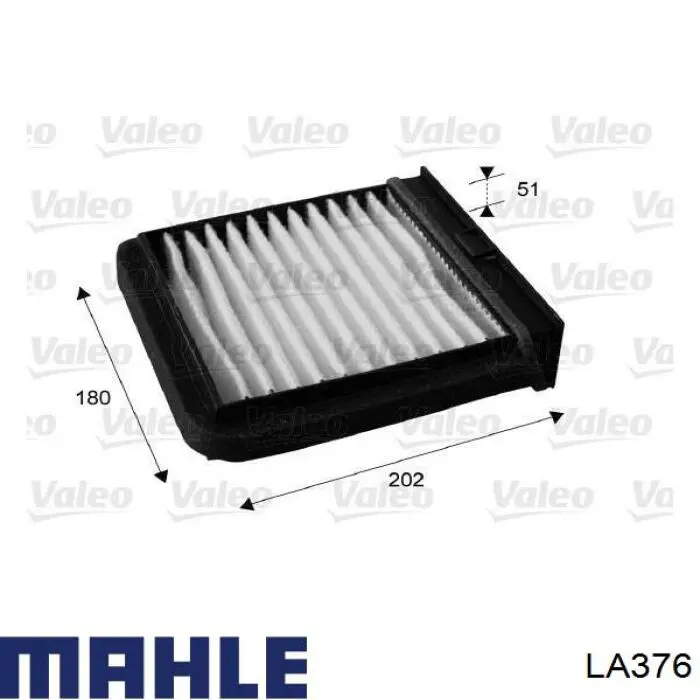 Filtro de cabina Mahle Original LA376 precio, desde 13,96 EUR