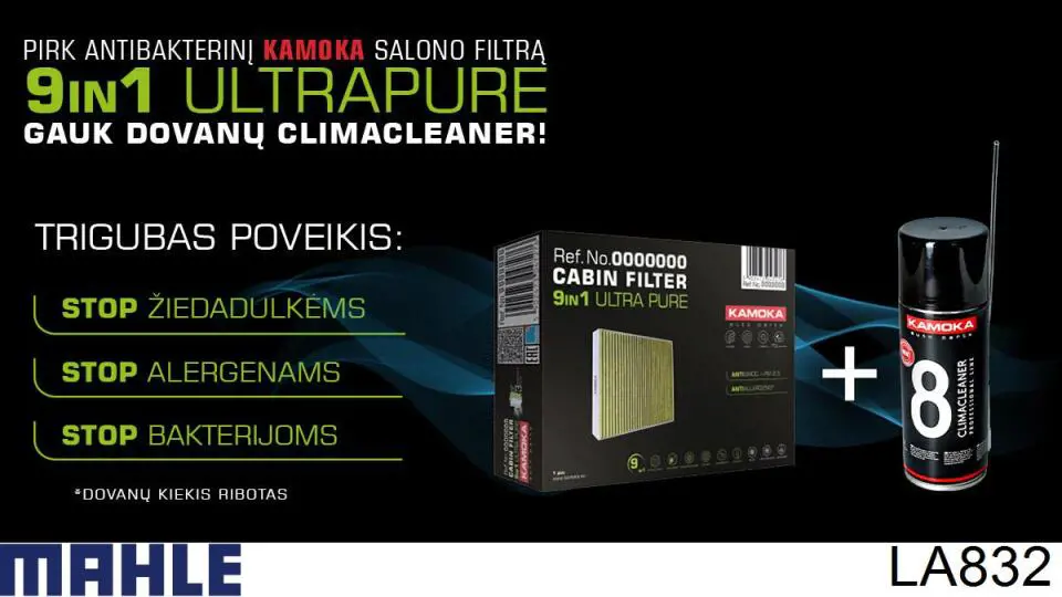 Filtro de cabina Mahle Original LA832 precio, desde 9,08 EUR
