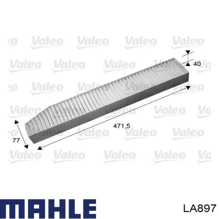 Filtro de cabina Mahle Original LA897 precio, desde 13,74 EUR