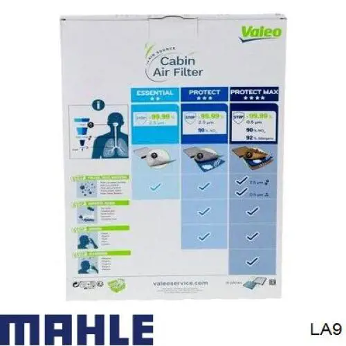 Filtro de polen Mahle Original LA9