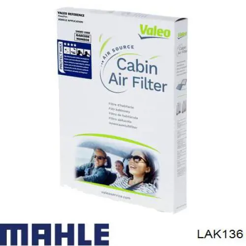 Comprar LAK136 Mahle Original Filtro de aire del habitáculo