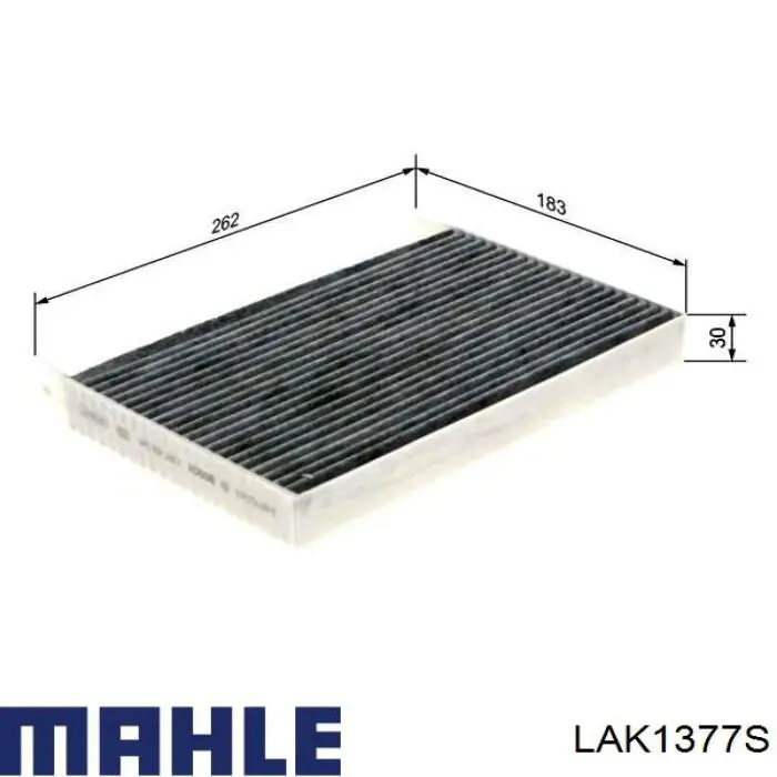 LAK1377S Mahle Original filtro habitáculo