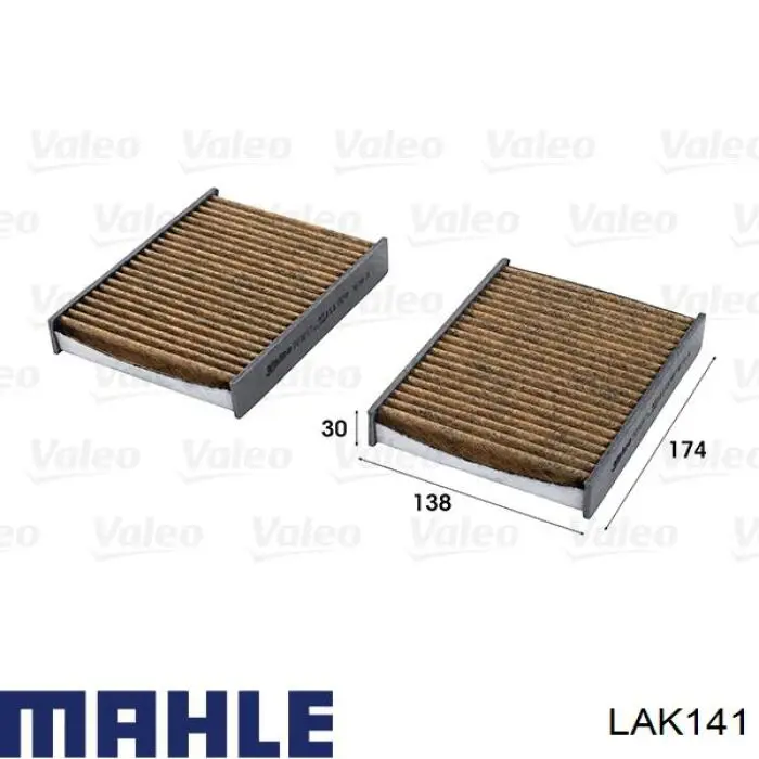 Filtro de cabina Mahle Original LAK141 precio, desde 9,78 EUR