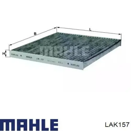 LAK157 Mahle Original filtro habitáculo