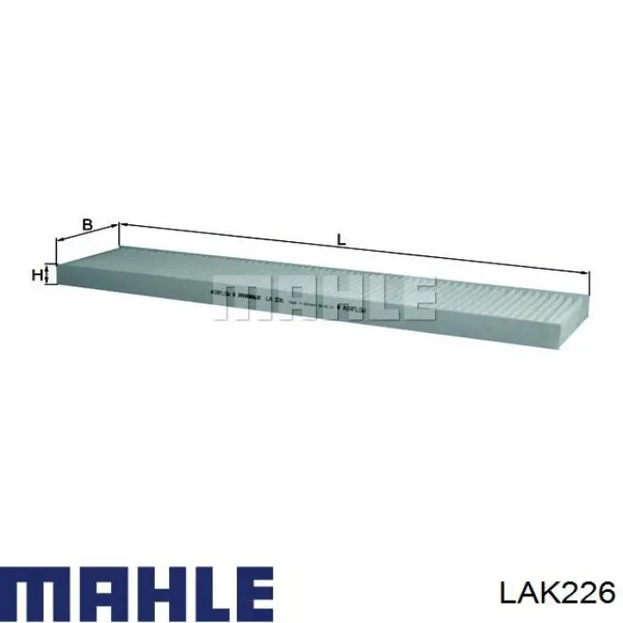 Comprar LAK226 Mahle Original Filtro de aire del habitáculo