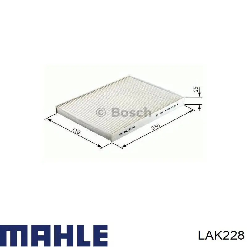 Comprar LAK228 Mahle Original Filtro de aire del habitáculo