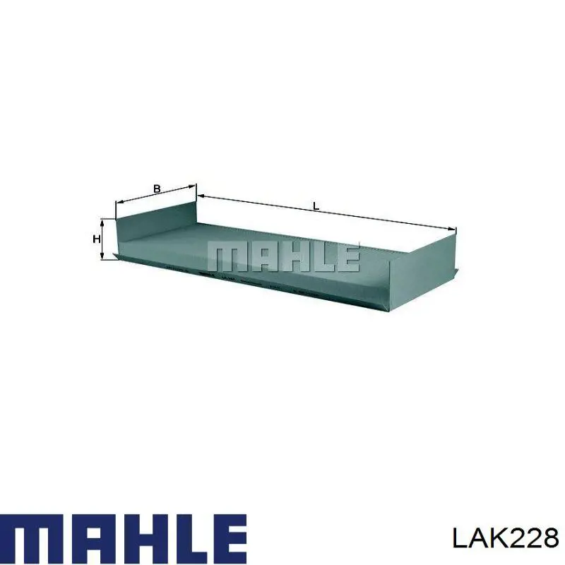LAK228 Mahle Original Filtro antipolen