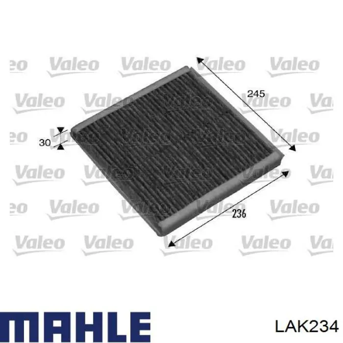 LAK234 Mahle Original filtro de habitáculo