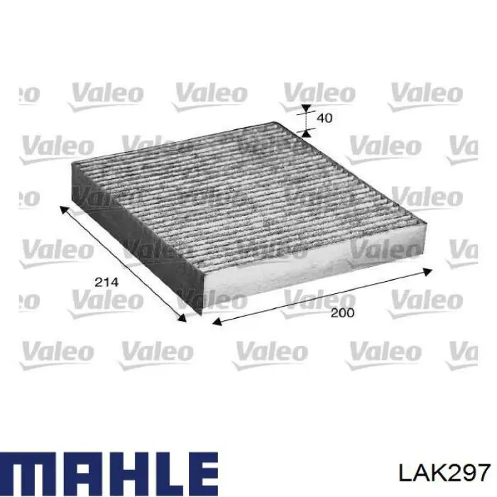Comprar LAK297 Mahle Original Filtro de aire del habitáculo