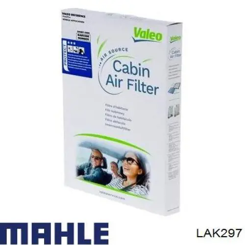 Filtro de habitáculo LAK297 Mahle Original